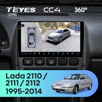 Штатная магнитола Teyes CC4 360 8/128 Lada 2110 (1995-2014)