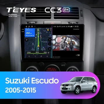 Штатная магнитола Teyes CC3 2K 6/128 Suzuki Escudo (2005-2015)