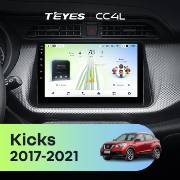 Штатная магнитола Teyes CC4L 6/64 с DTS Nissan Kicks P15 (2017-2021)