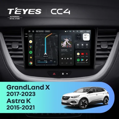 Штатная магнитола Teyes CC4 6/64 Opel Astra K (2015-2021)