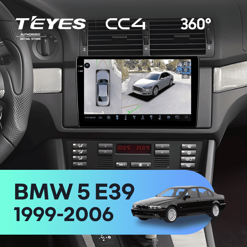 Штатная магнитола Teyes CC4 360 8/128 BMW 5 E39 (1999-2006)