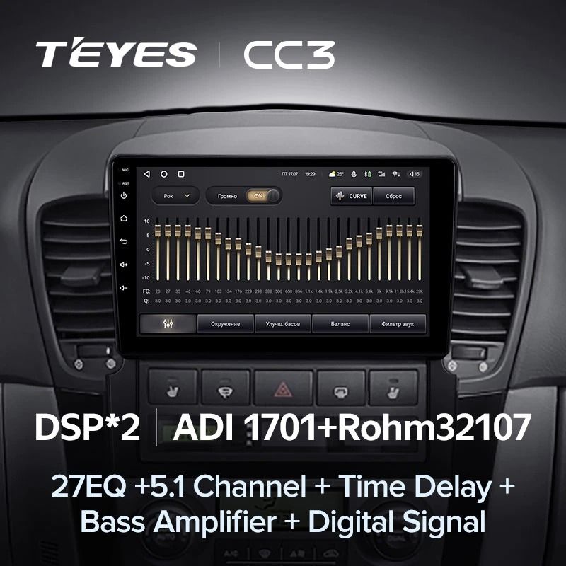 Штатная магнитола Teyes CC3 4/32 Kia Sorento BL (2002-2011)