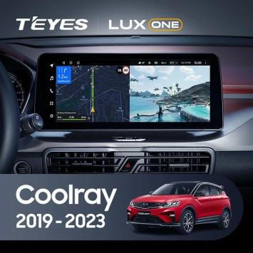 Штатная магнитола Teyes LUX ONE 6/128 Geely Coolray (2019-2023) (split)