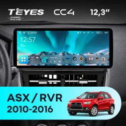 Штатная магнитола Teyes CC4 12.3" 6/64 Mitsubishi RVR (2010-2016) (авто с Rockford)
