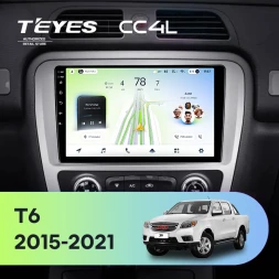 Штатная магнитола Teyes CC4L 6/64 с DTS JAC T6 (2015-2021)