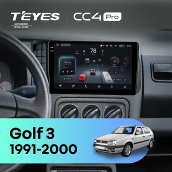 Штатная магнитола Teyes CC4 Pro 8/128 Volkswagen Golf 3 (1991-2000)
