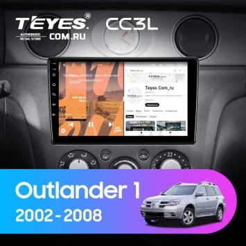 Штатная магнитола Teyes CC3L 4/64 Mitsubishi Outlander 1 (2002-2008) F2