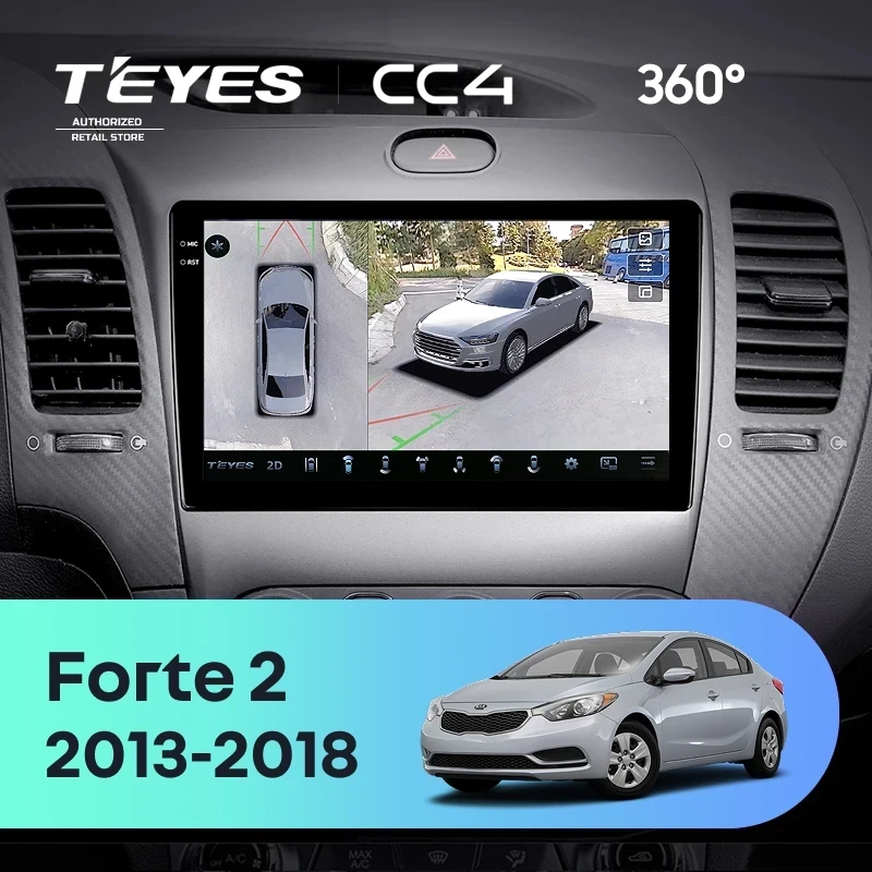 Штатная магнитола Teyes CC4 360 6/64 Kia Forte 2 (2013-2018) F3
