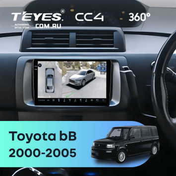 Штатная магнитола Teyes CC4 360 6/64 Toyota bB 1 (2000-2005)