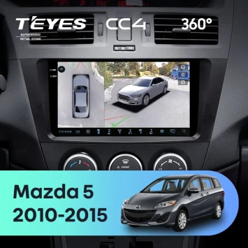 Штатная магнитола Teyes CC4 360 8/128 Mazda 5 3 CW (2010-2015)