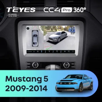 Штатная магнитола Teyes CC4 Pro 360 8/128 Ford Mustang 5 S-197 (2009-2014) F2