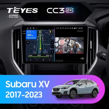 Штатная магнитола Teyes CC3 2K 360 6/128 Subaru XV (2017-2023)