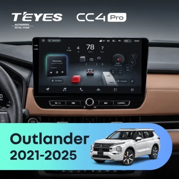 Штатная магнитола Teyes CC4 Pro 12/256 Mitsubishi Outlander GN0W (2021-2025) F2