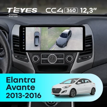 Штатная магнитола Teyes CC4 12.3" 360 6/64 Hyundai Elantra 5 JK GD MD UD (2013-2016) F2