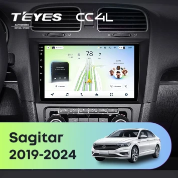 Штатная магнитола Teyes CC4L 4/64 Volkswagen Sagitar (2019-2024)