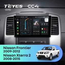 Штатная магнитола Teyes CC4 8/128 Nissan Frontier (2009-2012)