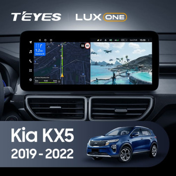 Штатная магнитола Teyes LUX ONE 4/64 Kia KX5 (2019-2022)