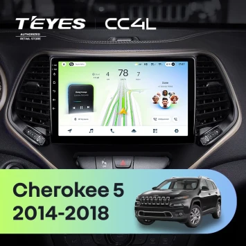Штатная магнитола Teyes CC4L 6/64 с DTS Jeep Cherokee 5 KL (2014-2018)
