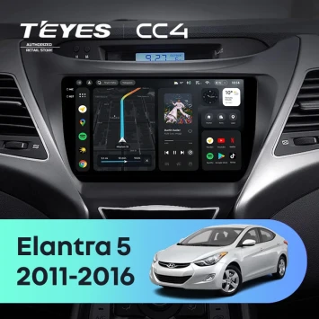 Штатная магнитола Teyes CC4 6/64 Hyundai Elantra 5 JK GD MD UD (2010-2016) F1