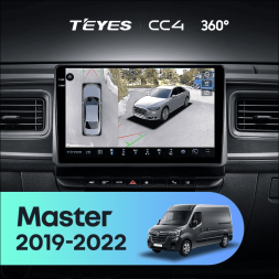 Штатная магнитола Teyes CC4 360 6/64 Renault Master (2019-2022)