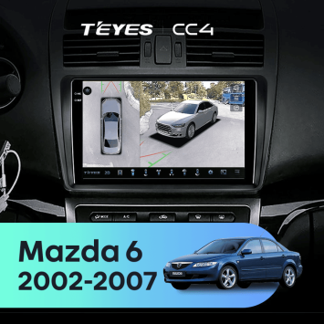 Штатная магнитола Teyes CC4 360 8/128 Mazda 6 GG (2002-2007)