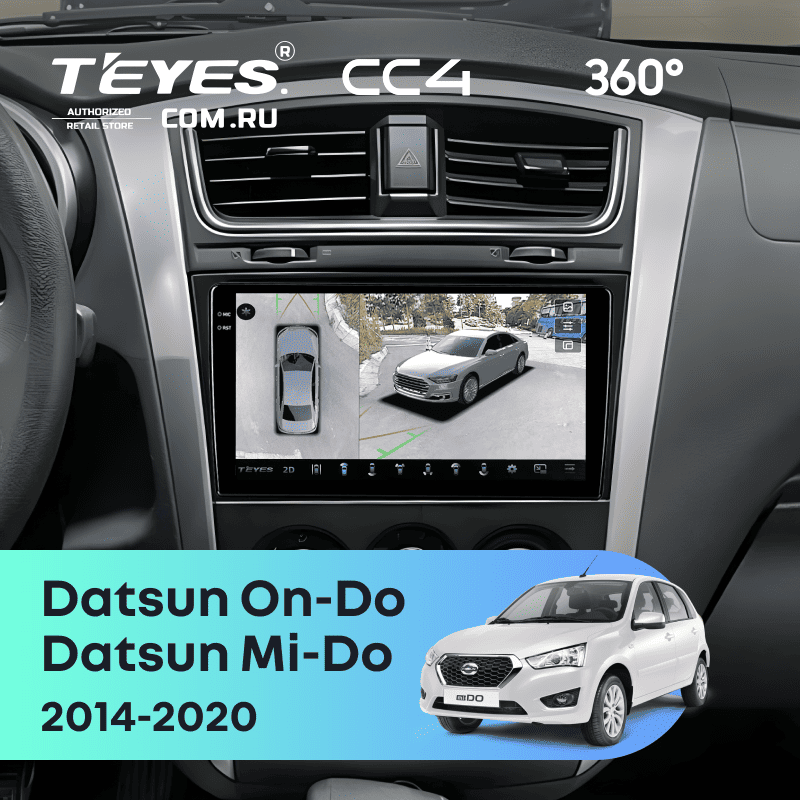 Штатная магнитола Teyes CC4 360 8/128 Datsun On-Do (2014-2020)