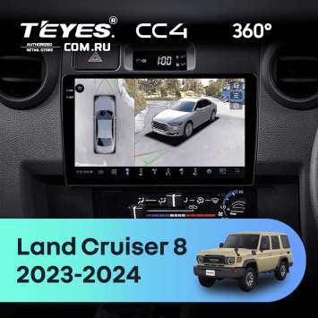 Штатная магнитола Teyes CC4 360 8/128 Toyota Land Cruiser 8 J70 70 (2023-2024)