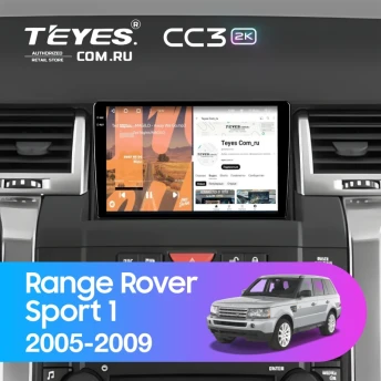 Штатная магнитола Teyes CC3 2K 4/64 Land Rover Range Rover Sport 1 (2005-2009)