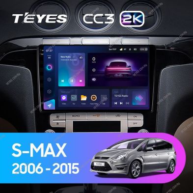 Штатная магнитола Teyes CC3 2K 360 6/128 Ford S-MAX 1 (2006-2015) F1