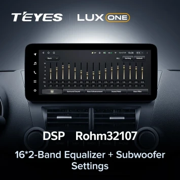 Штатная магнитола Teyes LUX ONE 4/64 Toyota Highlander 2 XU40 (2007-2013)