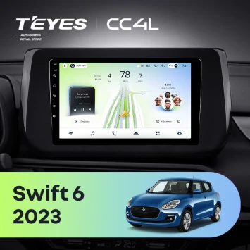 Штатная магнитола Teyes CC4L 6/64 с DTS Suzuki Swift 6 (2023-2026)