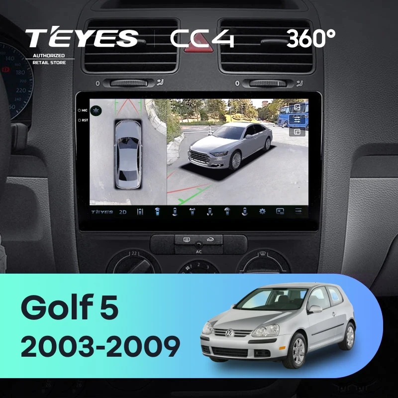 Штатная магнитола Teyes CC4 360 6/64 Volkswagen Golf 5 (2003-2009) F3