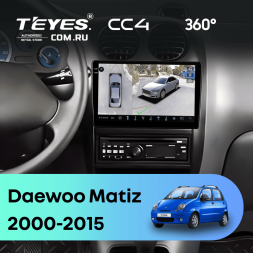 Штатная магнитола Teyes CC4 360 6/64 Daewoo Matiz (2000-2015)