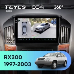 Штатная магнитола Teyes CC4 360 8/128 Toyota Harrier 1 (XU10) (1997-2003) F2