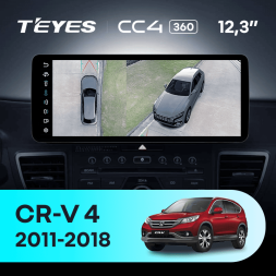 Штатная магнитола Teyes CC4 12.3" 360 8/128 Honda CR-V 4 RM RE (2011-2018) Тип-A