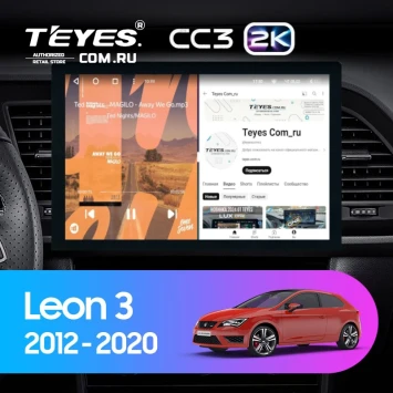 Штатная магнитола Teyes CC3 2K 4/32 Seat Leon 3 (2012-2020) F3 (13")