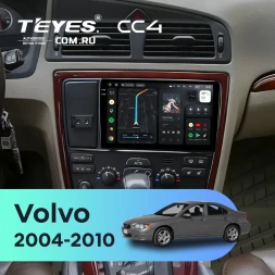 Штатная магнитола Teyes CC4 8/128 Volvo S60 (2004-2010)
