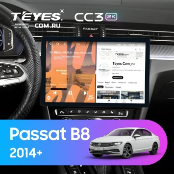 Штатная магнитола Teyes CC3 2K 4/64 Volkswagen Passat B8 2014+ (13")