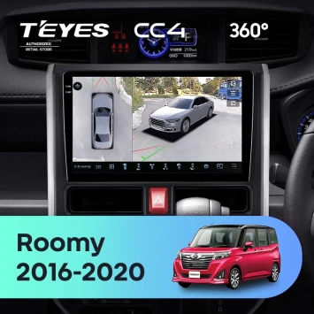 Штатная магнитола Teyes CC4 360 6/64 Toyota Roomy (2016-2020) Правый руль
