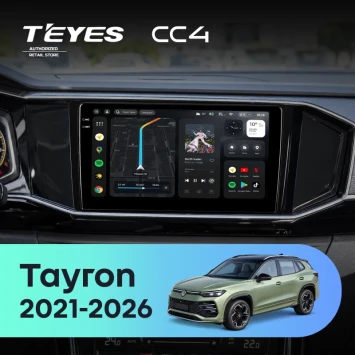 Штатная магнитола Teyes CC4 6/64 Volkswagen Tayron (2021-2026)